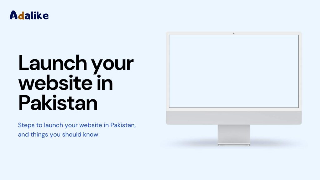 Launch your website in Pakistan