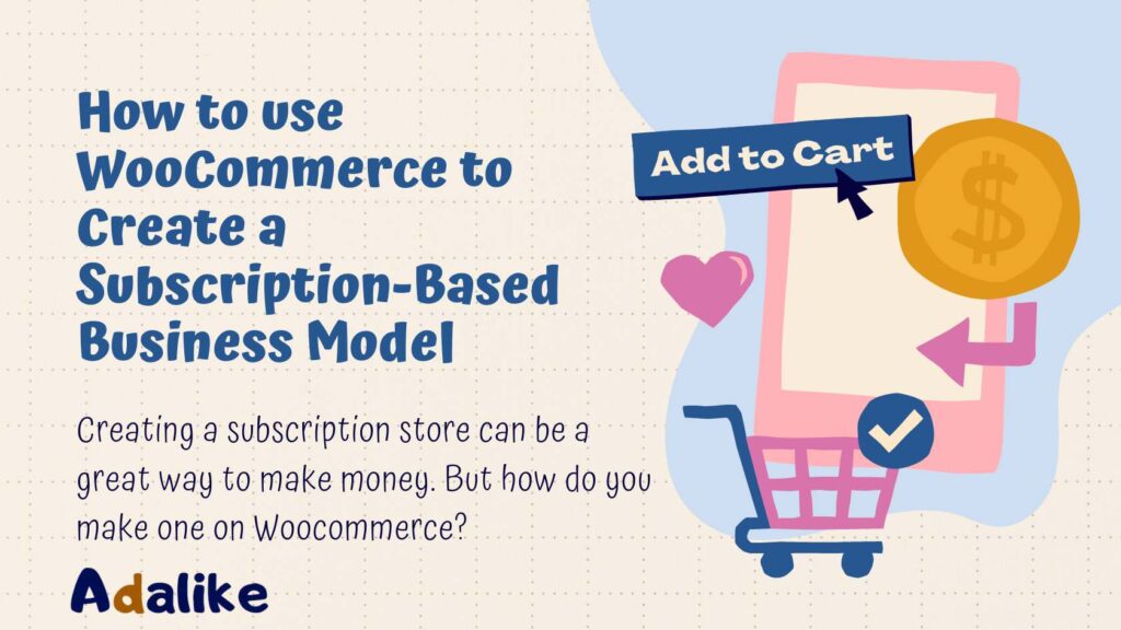 create woocommerce sub