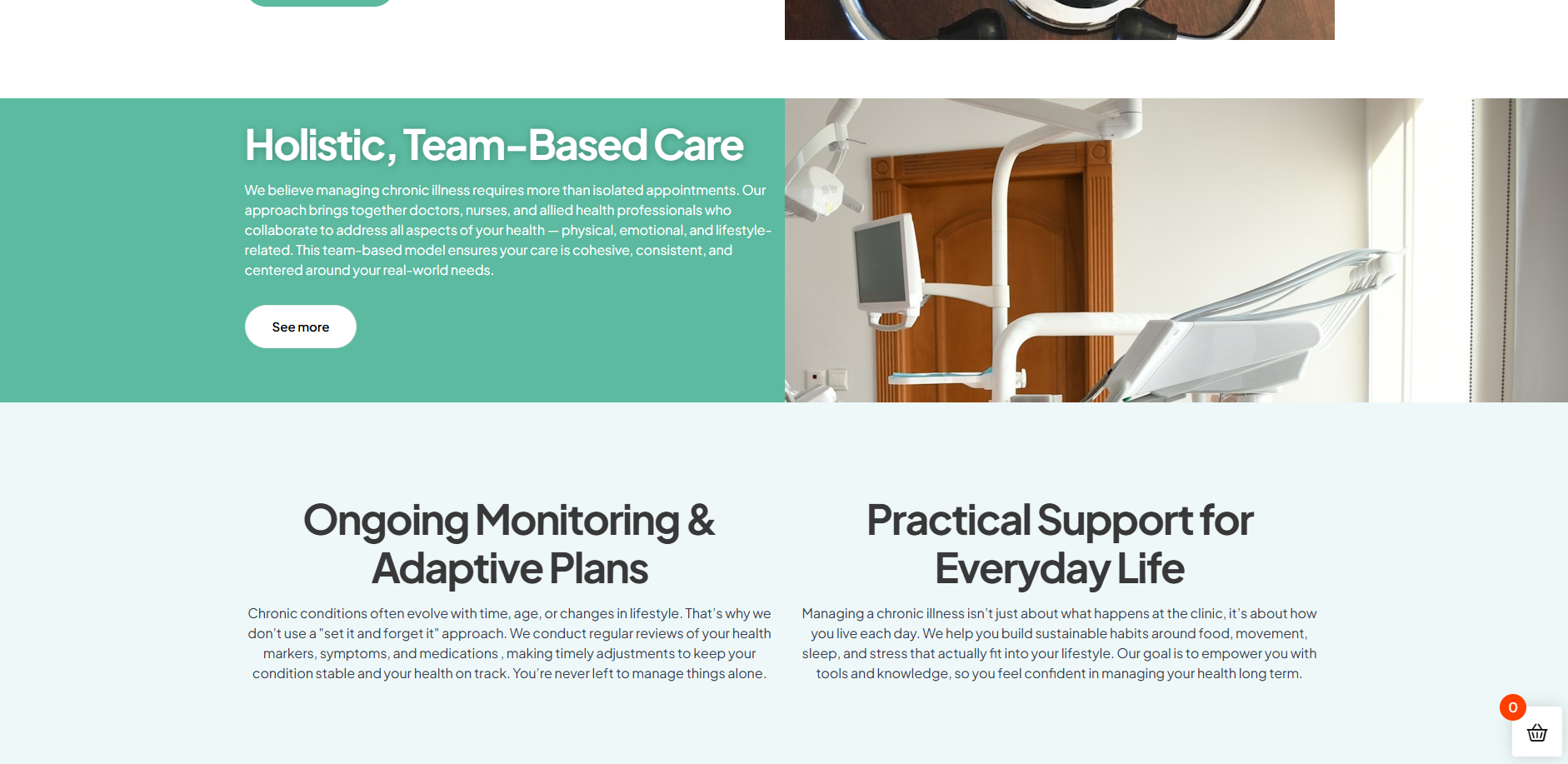 medical website development