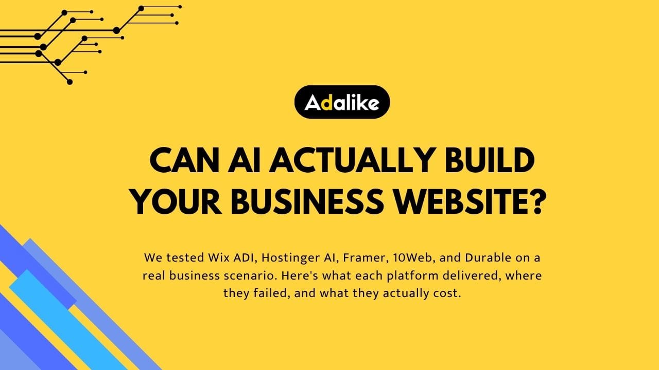 can ai actually build your business website